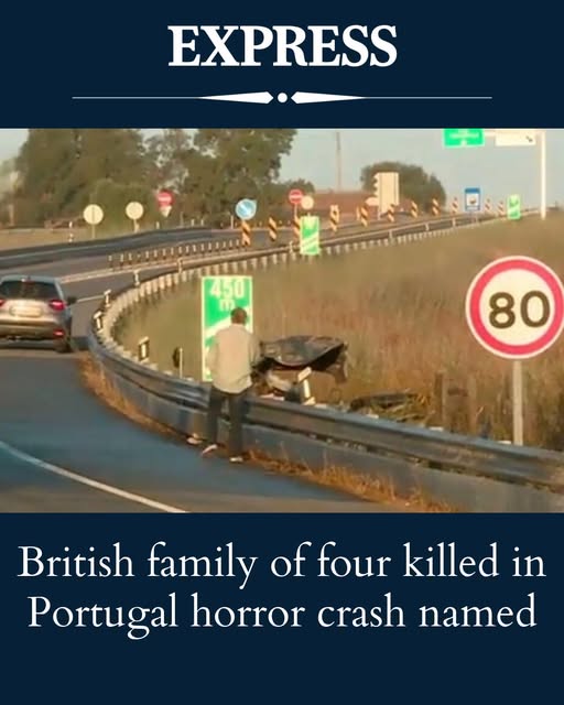 British Family-of-Four Killed in Devastating Head-On Crash While on Holiday in Portugal